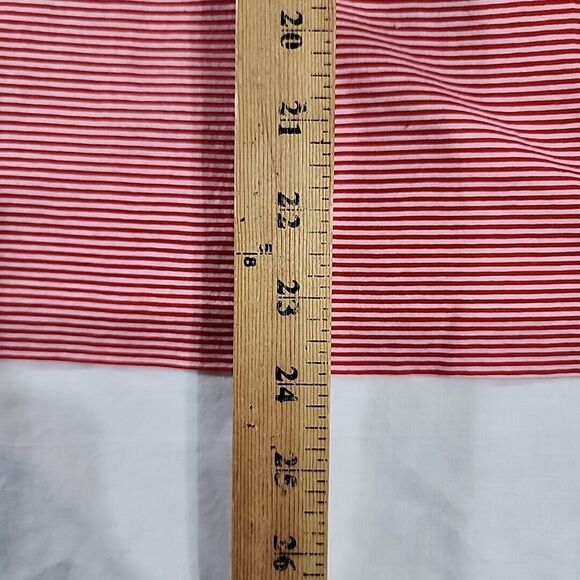Vintage FILA Womens Medium collared sleeveless top Striped Red White Blue Shirt‎ - Picture 15 of 16